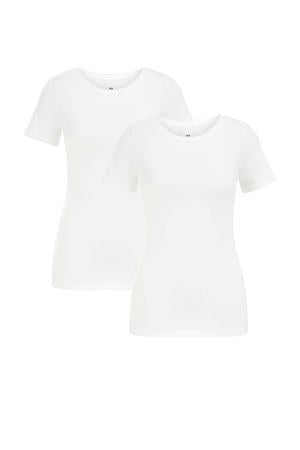 2 pack T-shirt wit