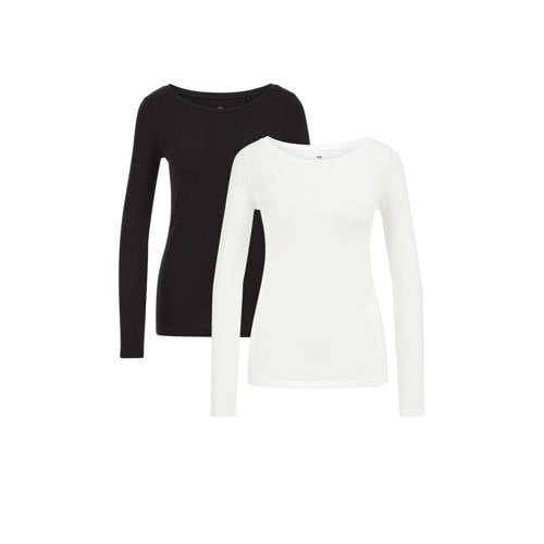 WE Fashion T-shirt zwart afbeelding
