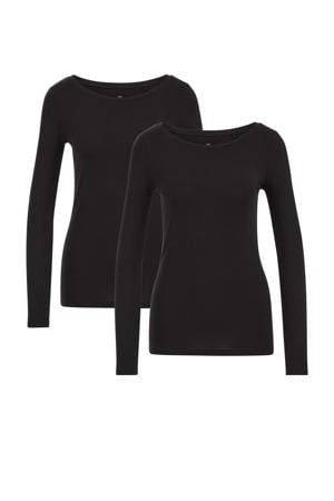 T-shirt zwart