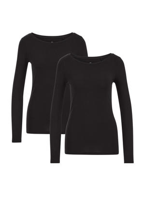 T-shirt zwart