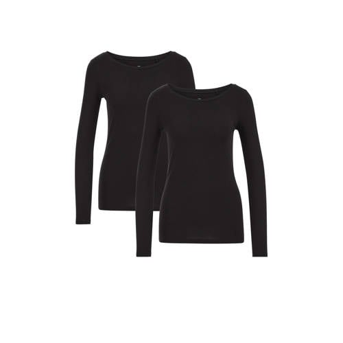 WE Fashion T-shirt zwart afbeelding