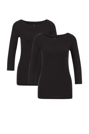 T-shirt zwart