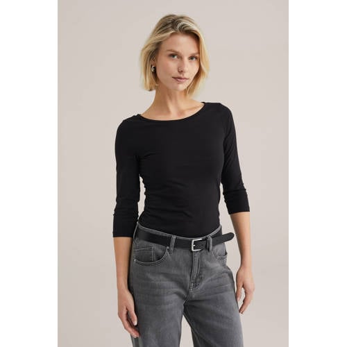 WE Fashion T-shirt zwart afbeelding