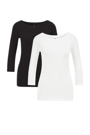 T-shirt zwart