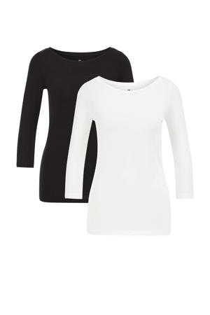 T-shirt zwart