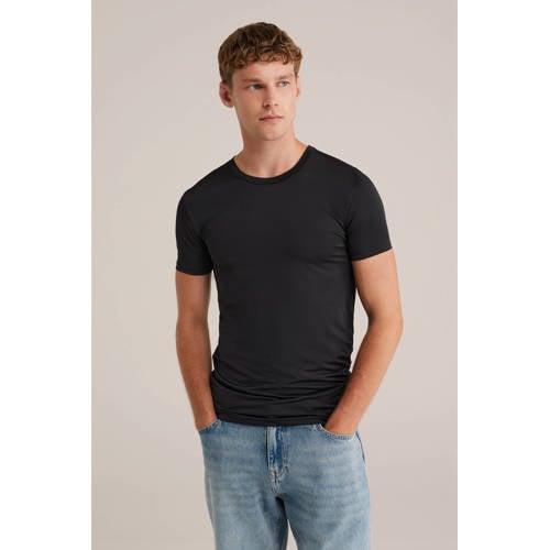 WE Fashion ondershirt zwart afbeelding