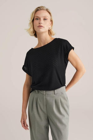T-shirt zwart