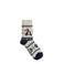 WE Fashion sokken met all over print ecru