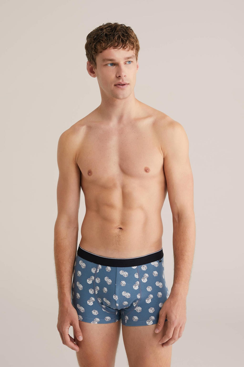 WE Fashion boxershort lichtblauw