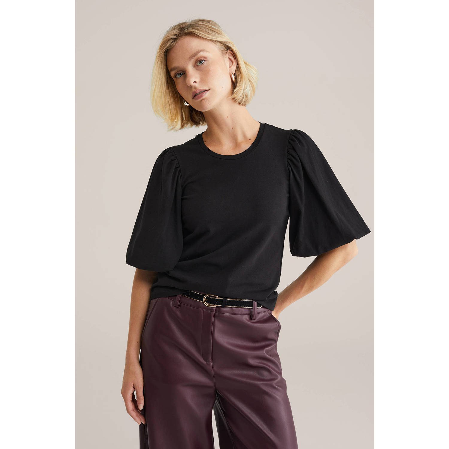 WE Fashion top zwart