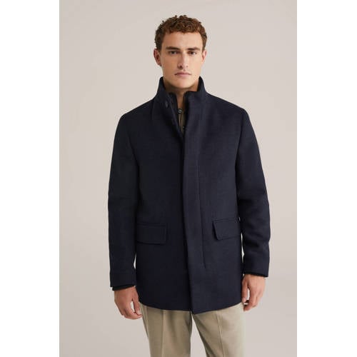 WE Fashion manteljas donkerblauw afbeelding