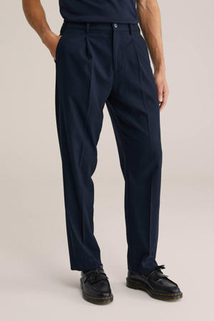 loose pantalon donkerblauw