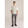 WE Fashion slim chino bruin