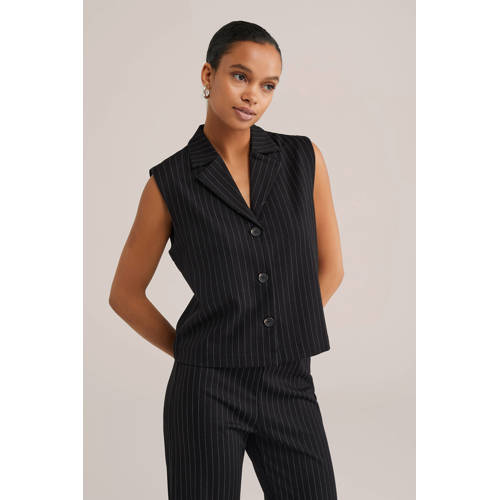 WE Fashion gilet zwart afbeelding