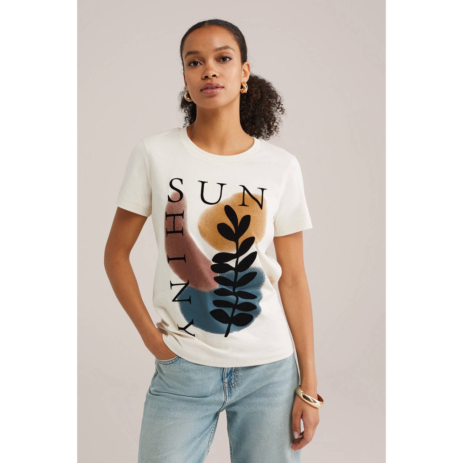 WE Fashion T-shirt wit
