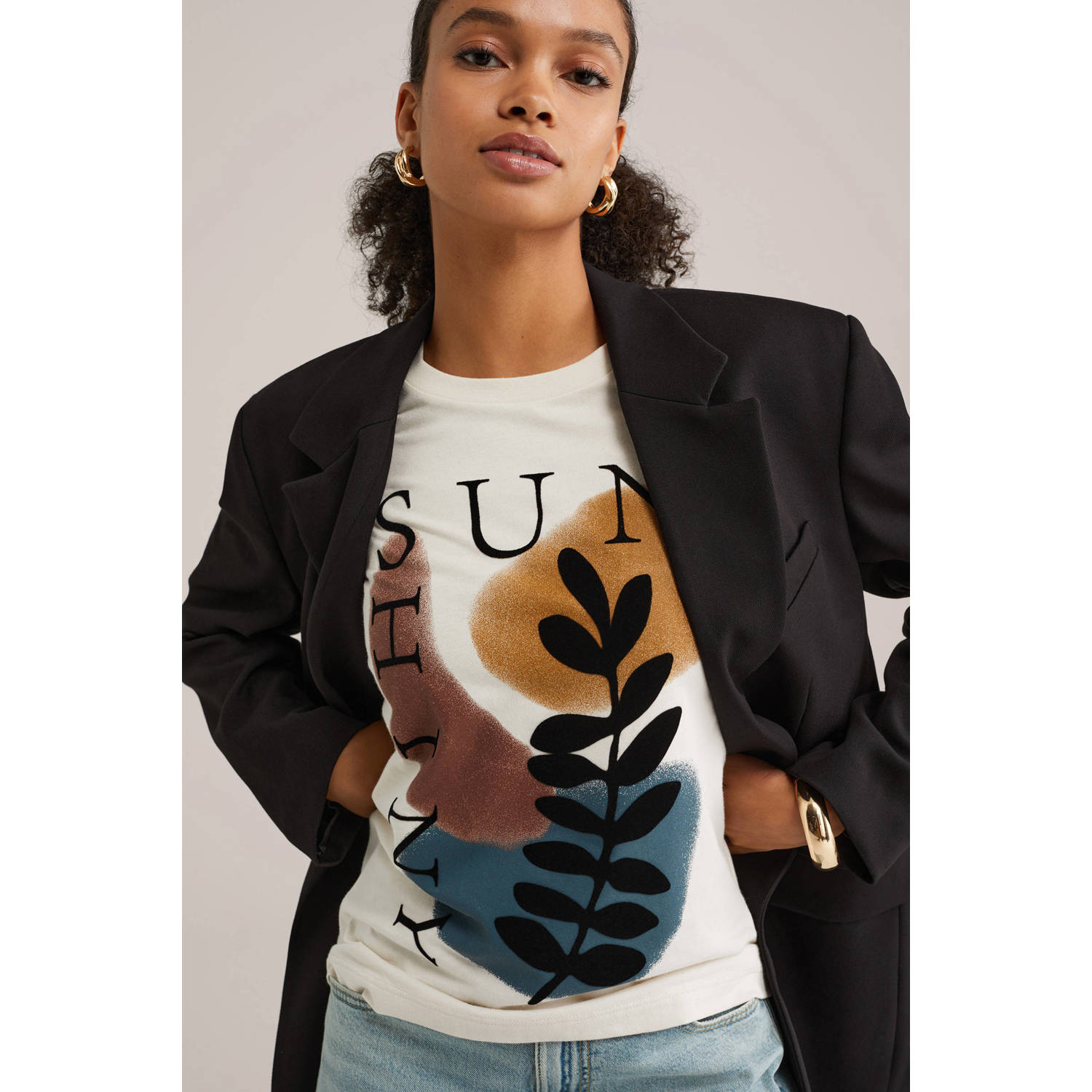 WE Fashion T-shirt wit