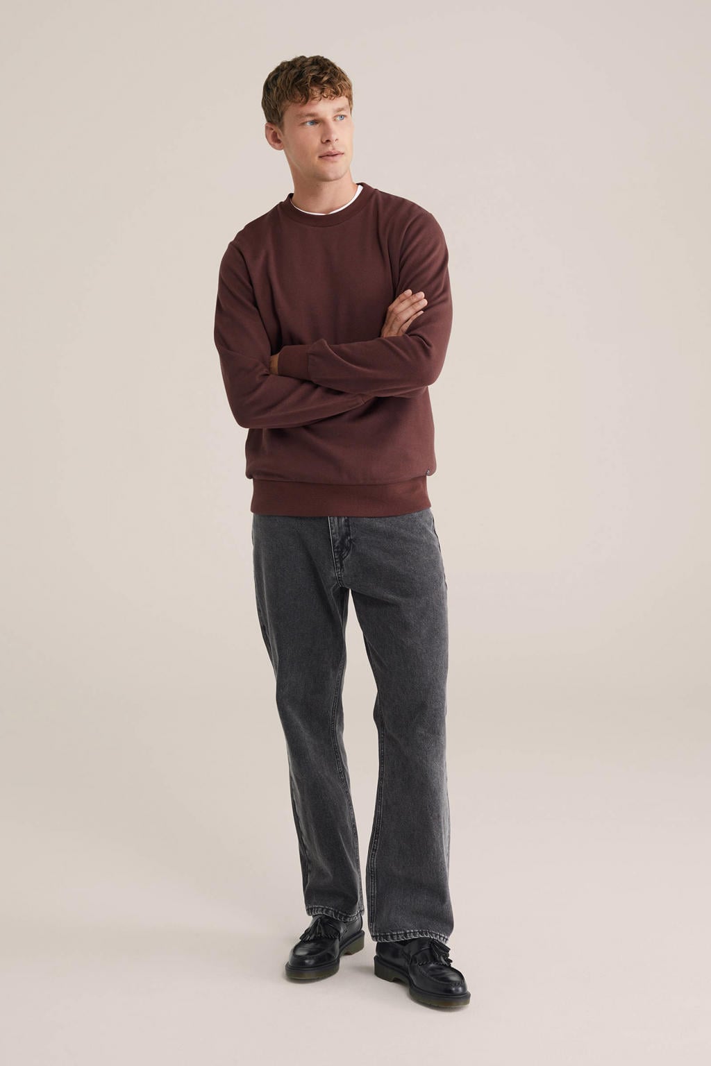 WE Fashion sweater rood