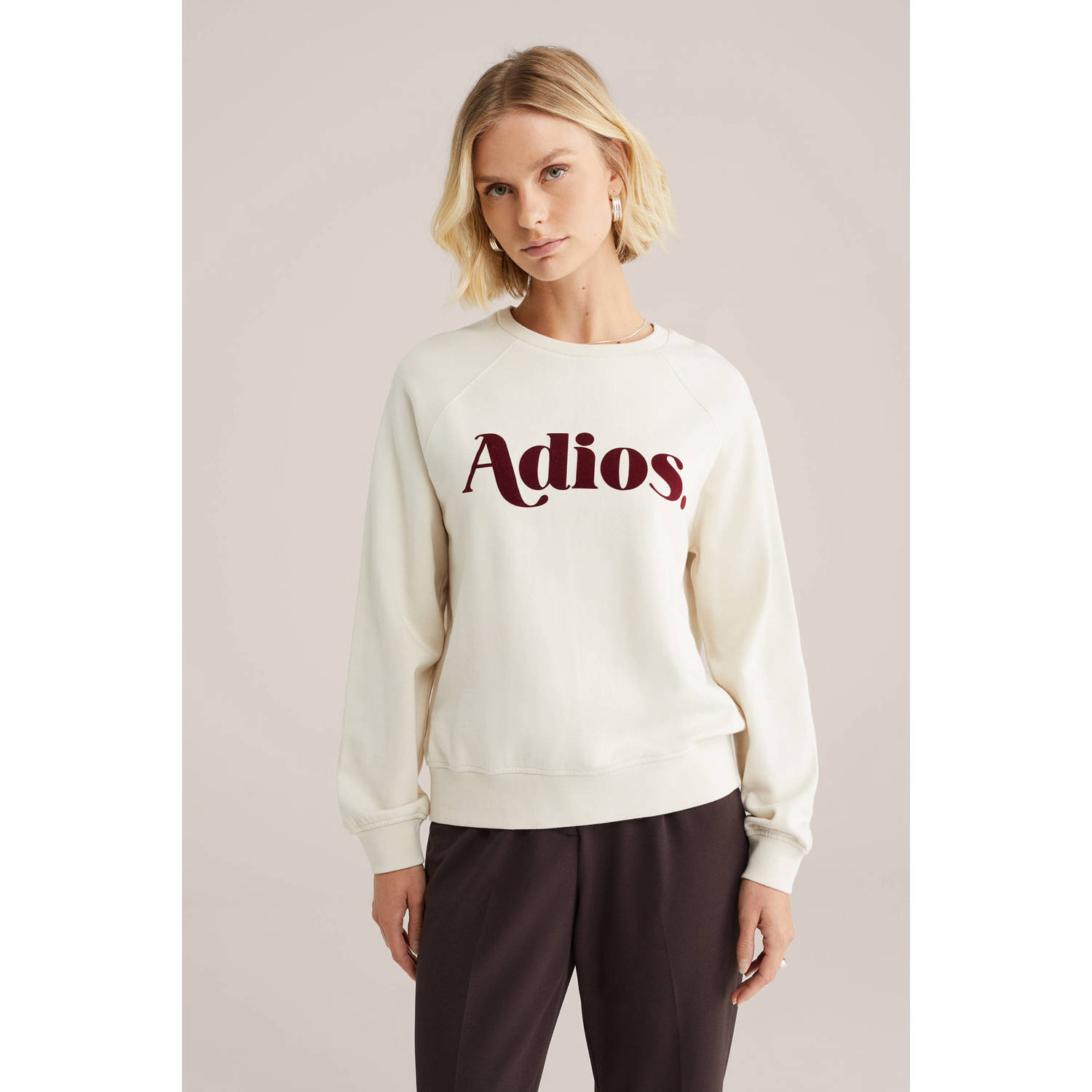 WE Fashion sweater ecru