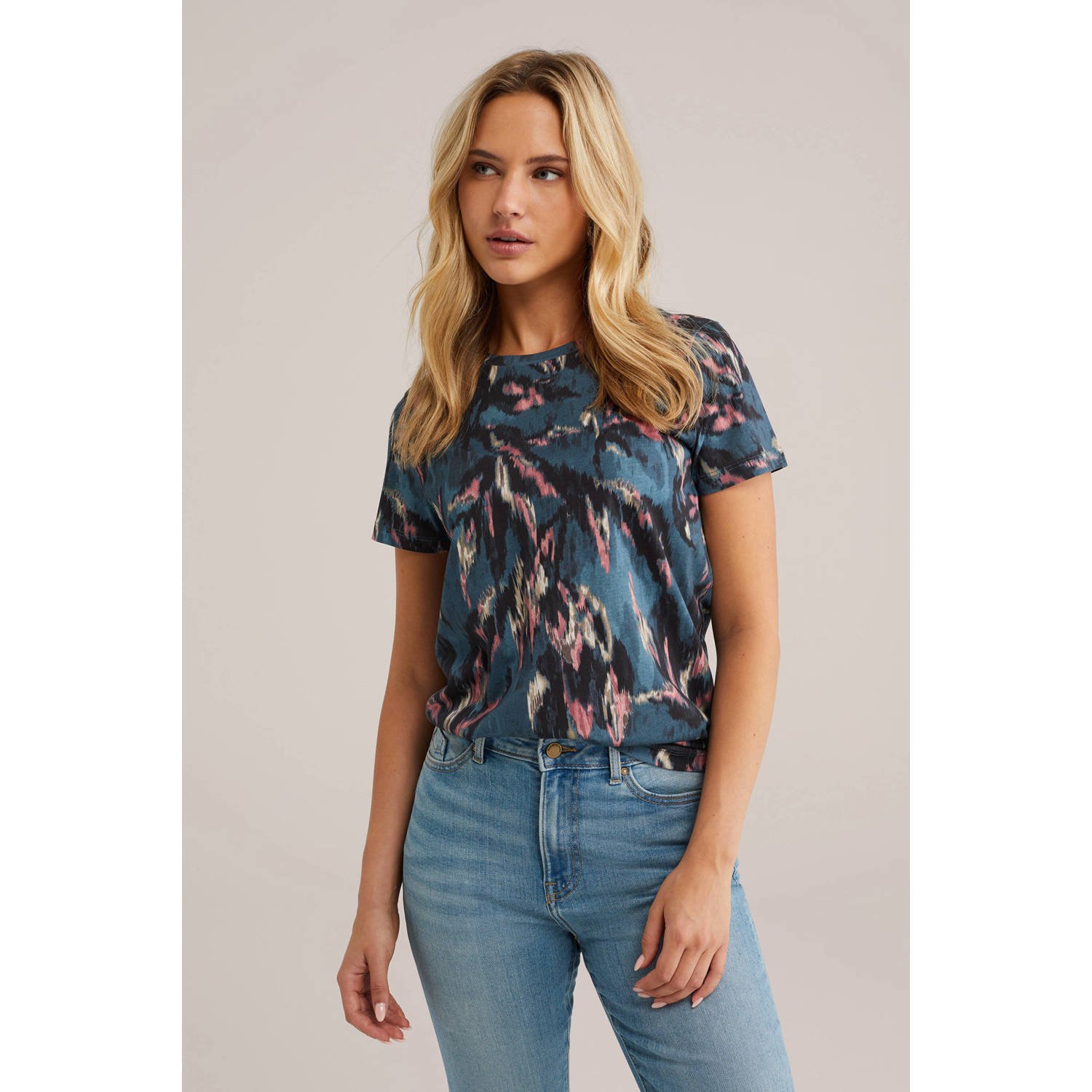WE Fashion T-shirt blauw
