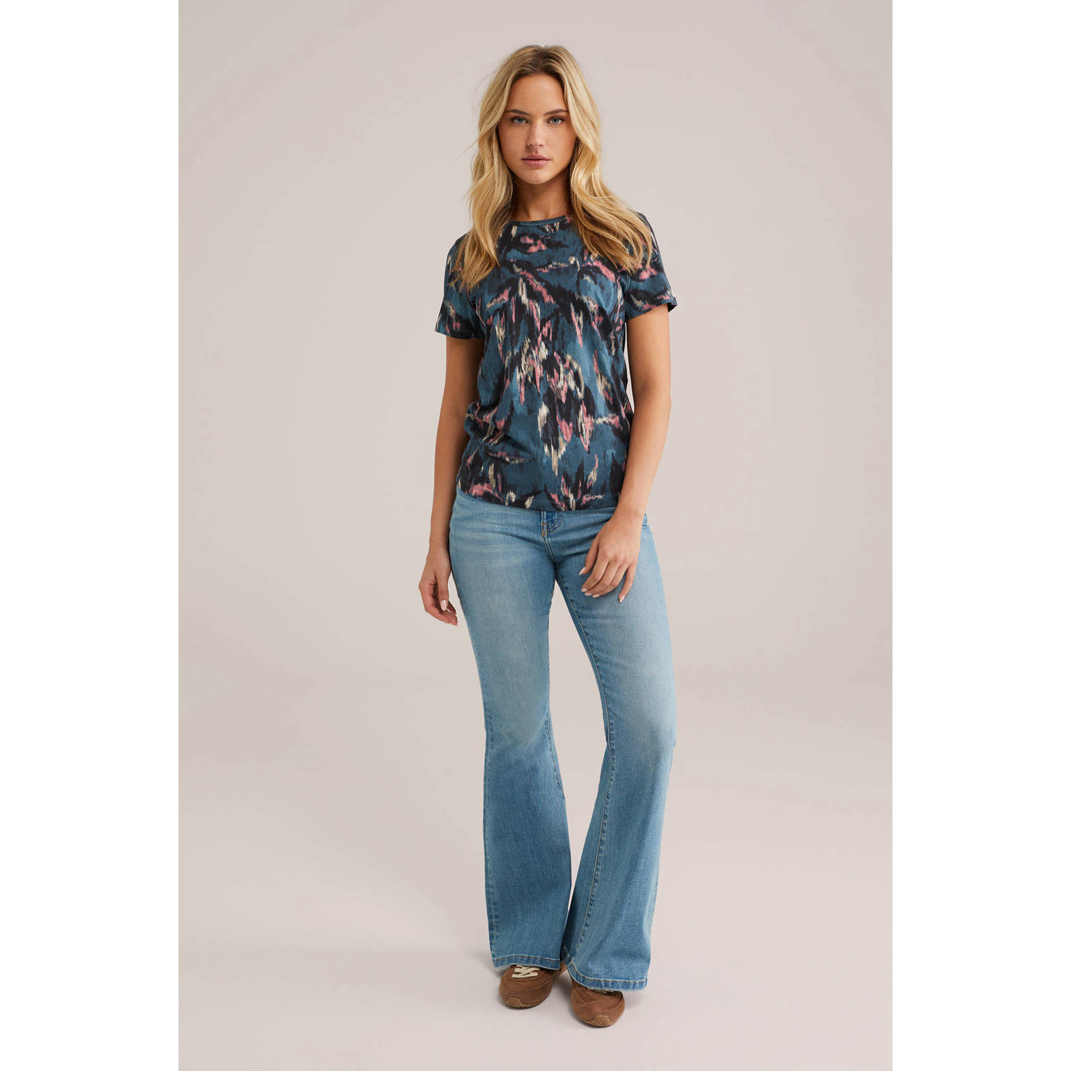 WE Fashion T-shirt blauw