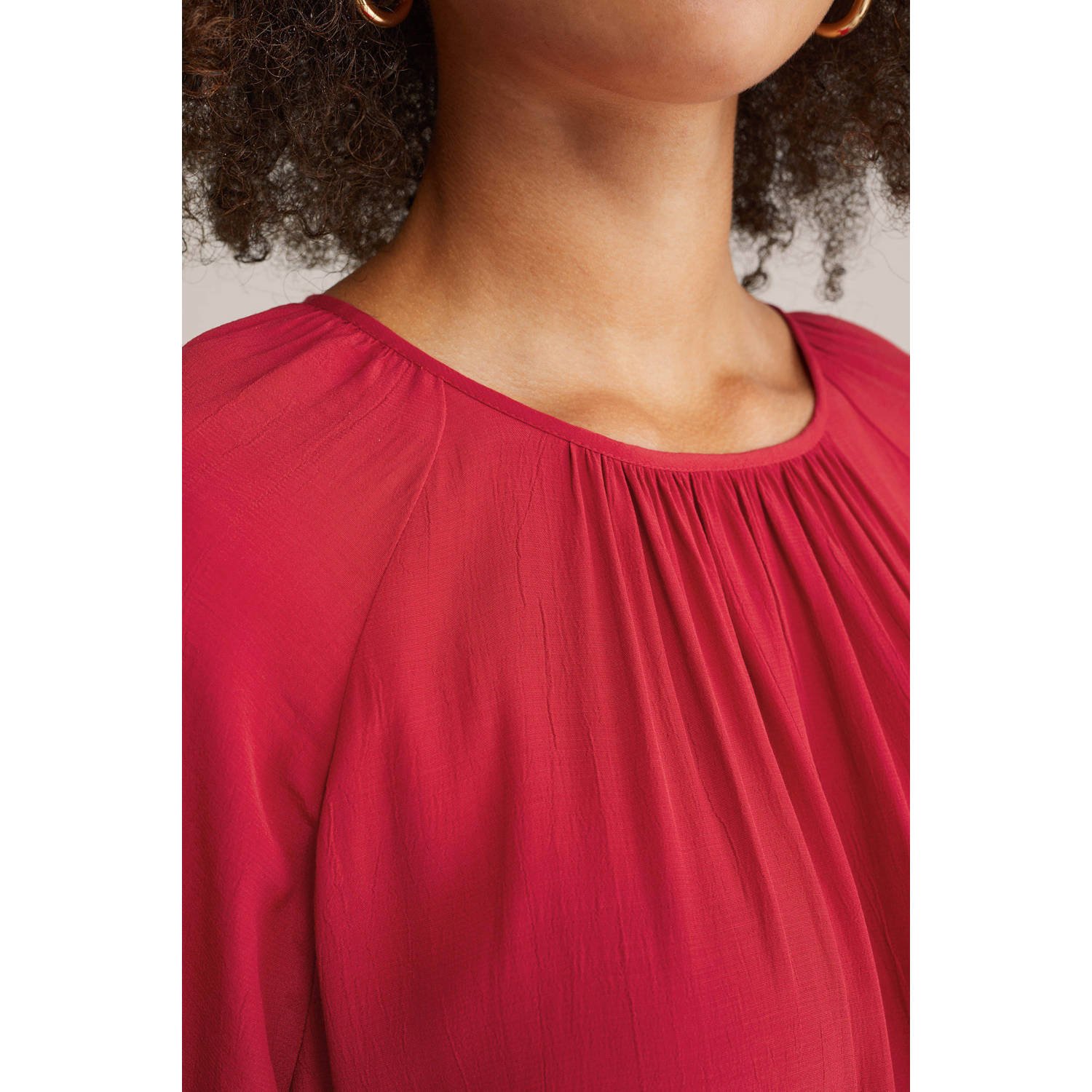 WE Fashion maxi jurk rood