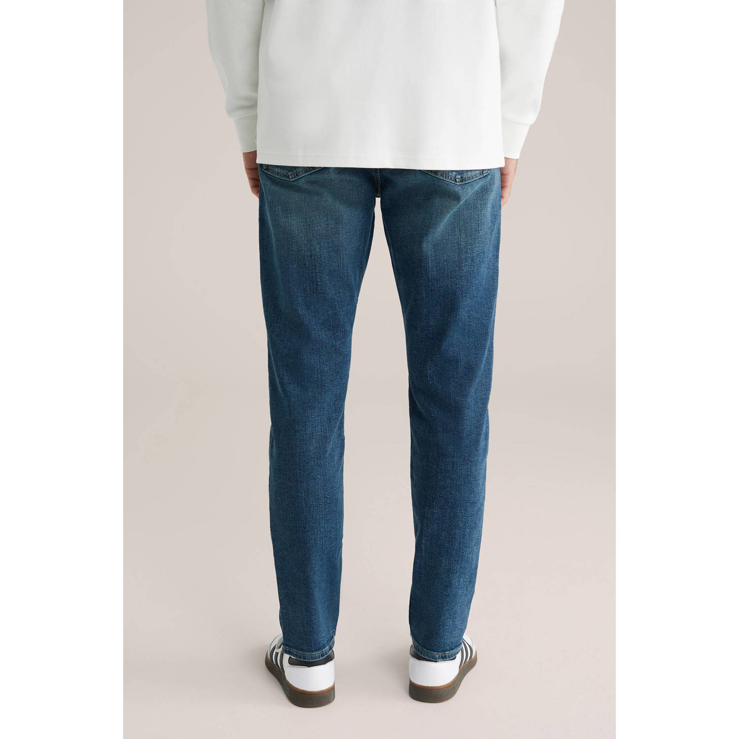 WE Fashion Blue Ridge slim fit jeans green cast denim