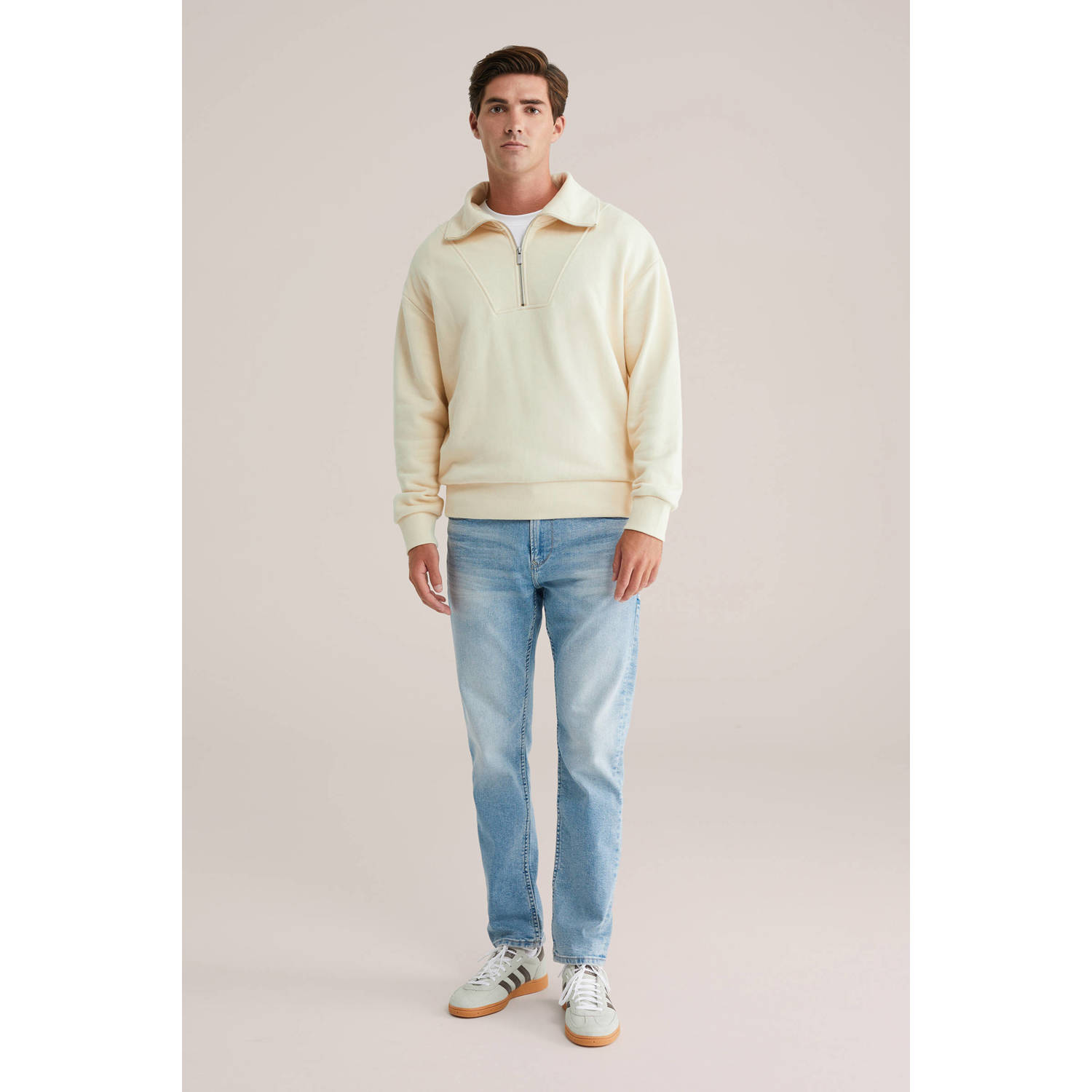 WE Fashion Blue Ridge slim fit jeans light denim