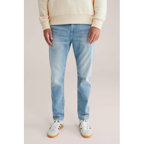 WE Fashion slim fit jeans light denim afbeelding