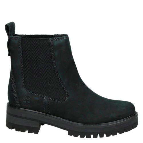 Timberland Nubuck Leren Chelsea Boots Zwart timberland kopen in de aanbieding