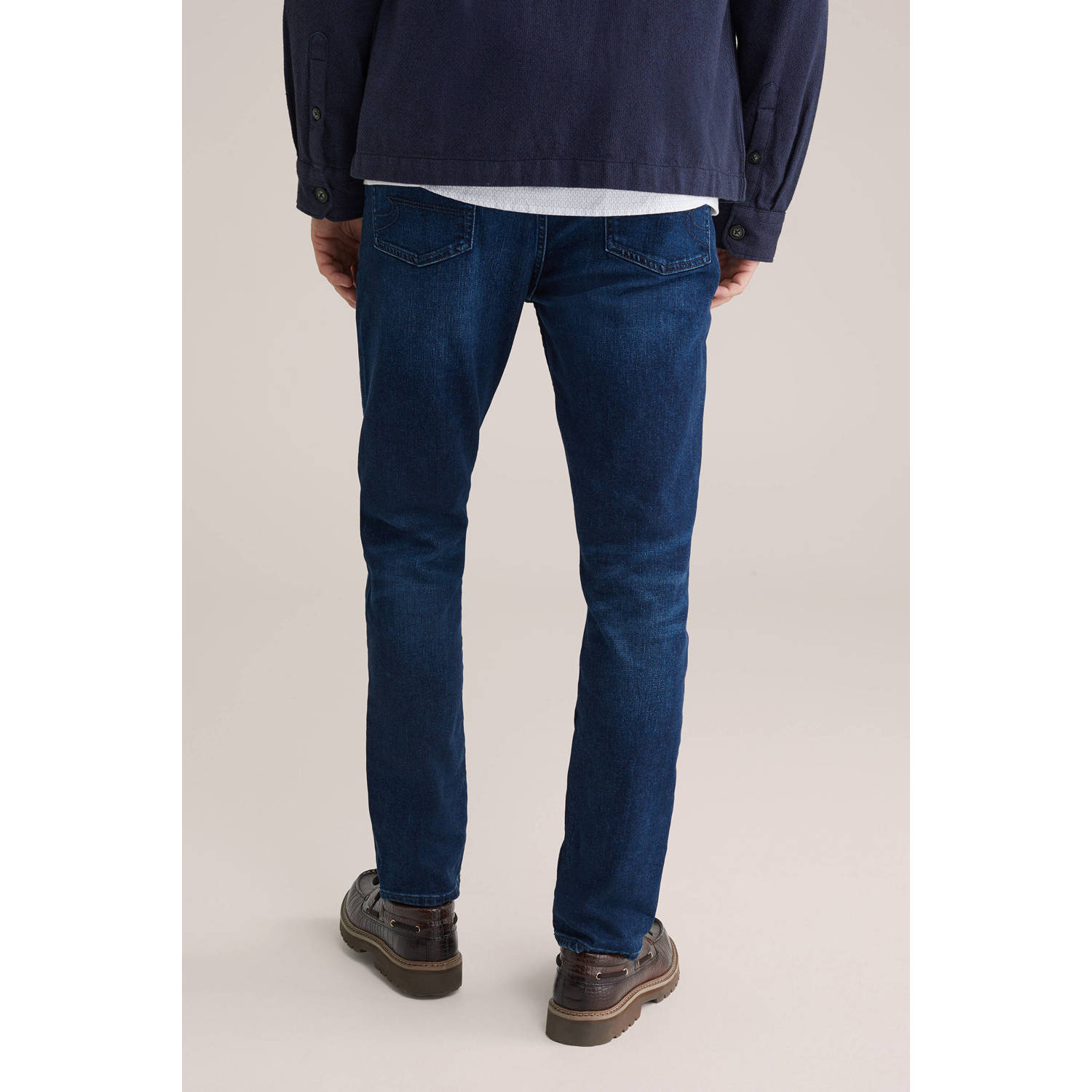 WE Fashion Blue Ridge slim fit jeans dark denim