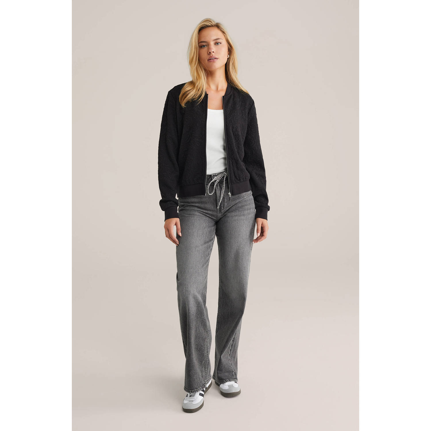 WE Fashion cardigan zwart