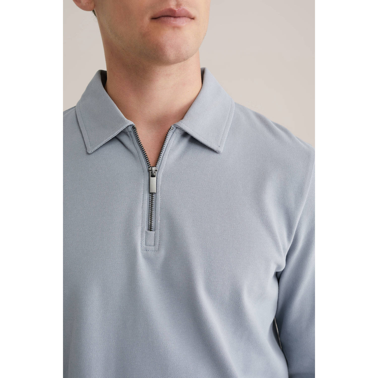 WE Fashion sweater grijsblauw