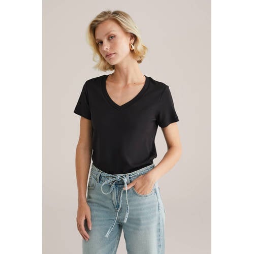 WE Fashion T-shirt zwart afbeelding