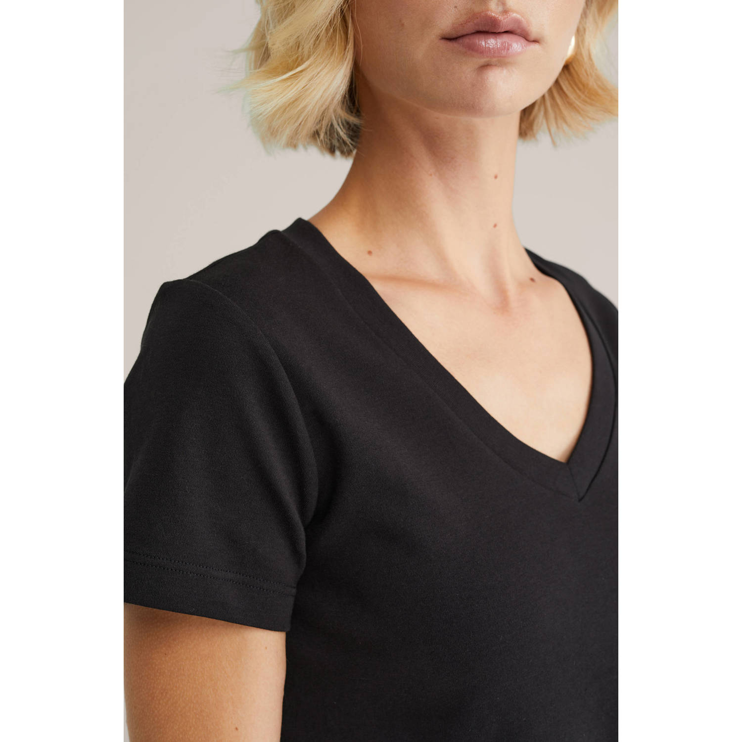 WE Fashion T-shirt zwart