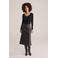 WE Fashion T-shirt geribbeld zwart