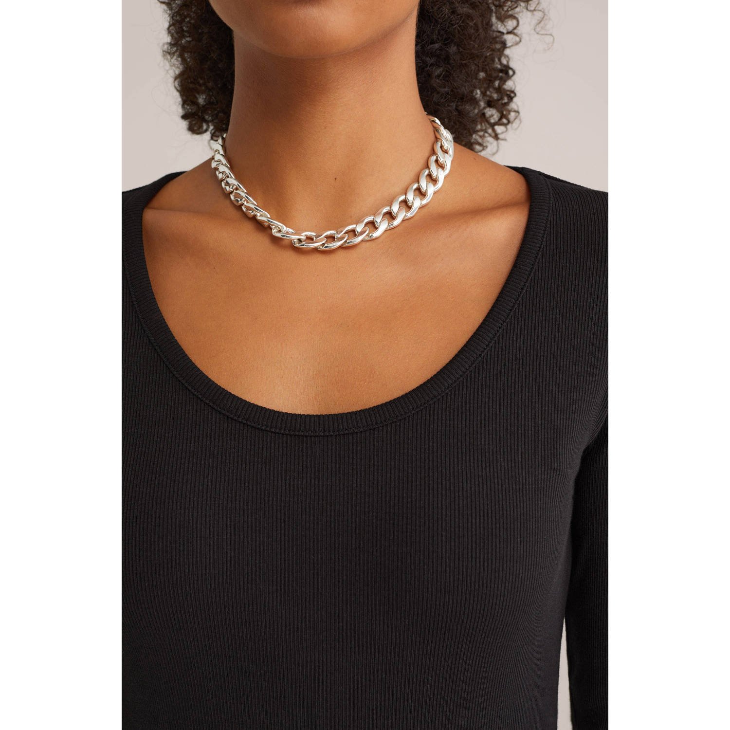WE Fashion top zwart