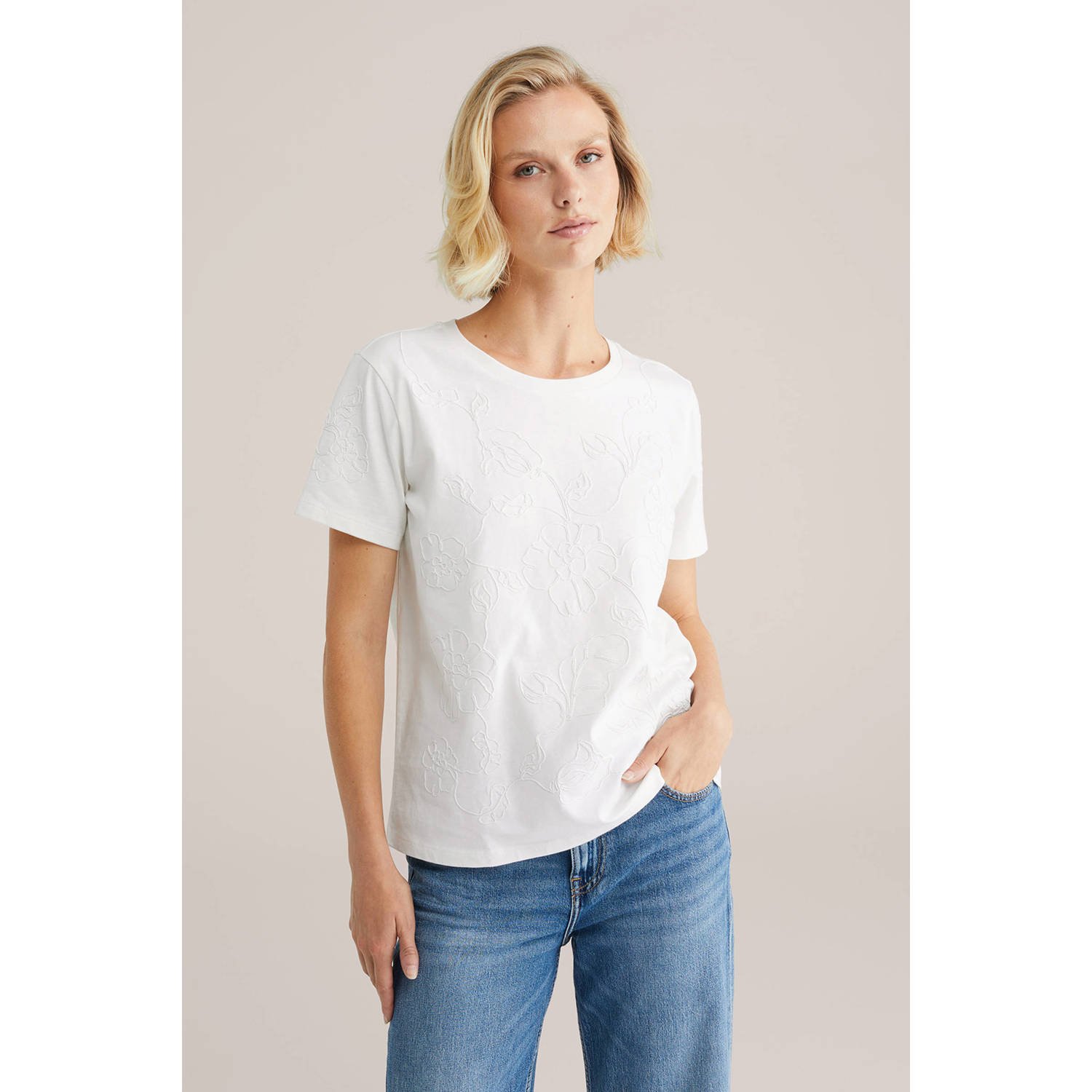 WE Fashion T-shirt wit
