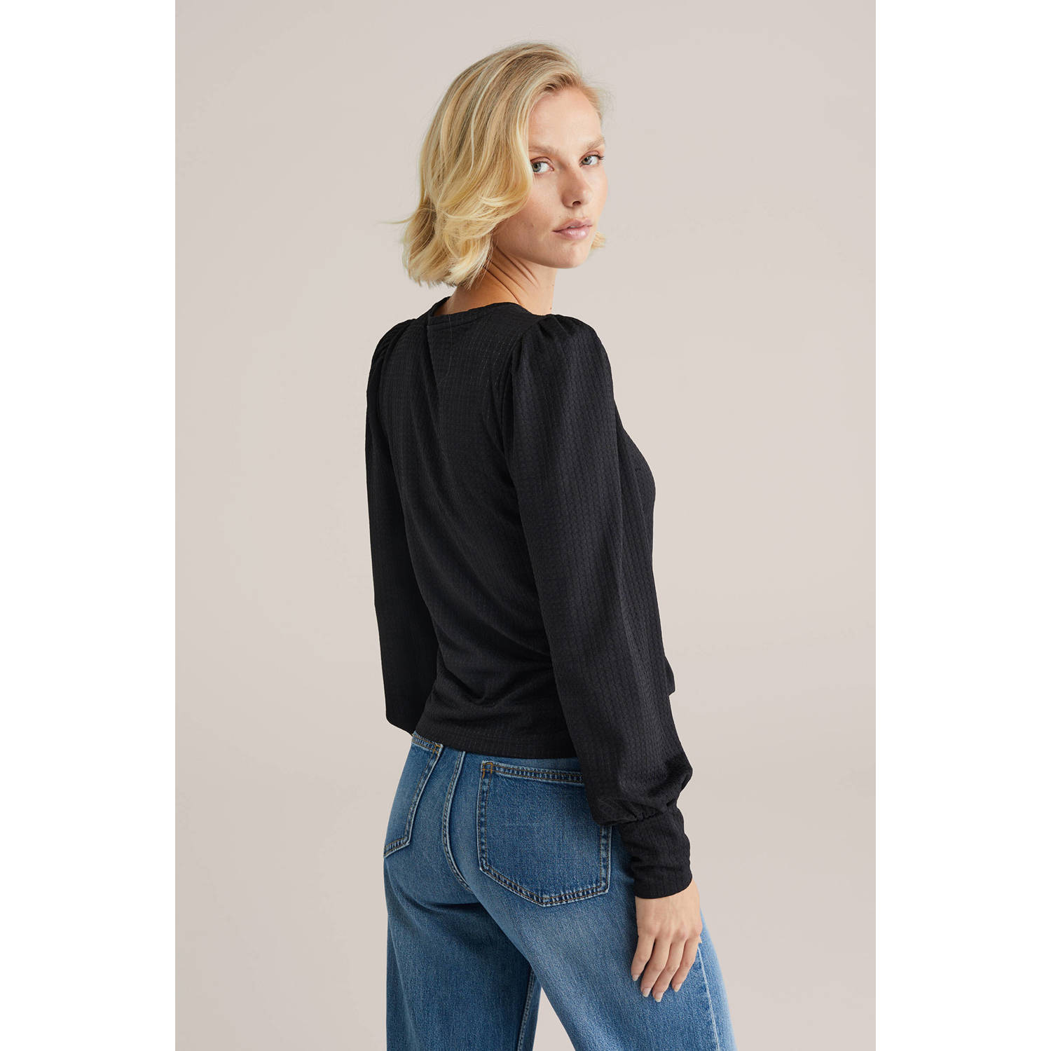WE Fashion Top zwart