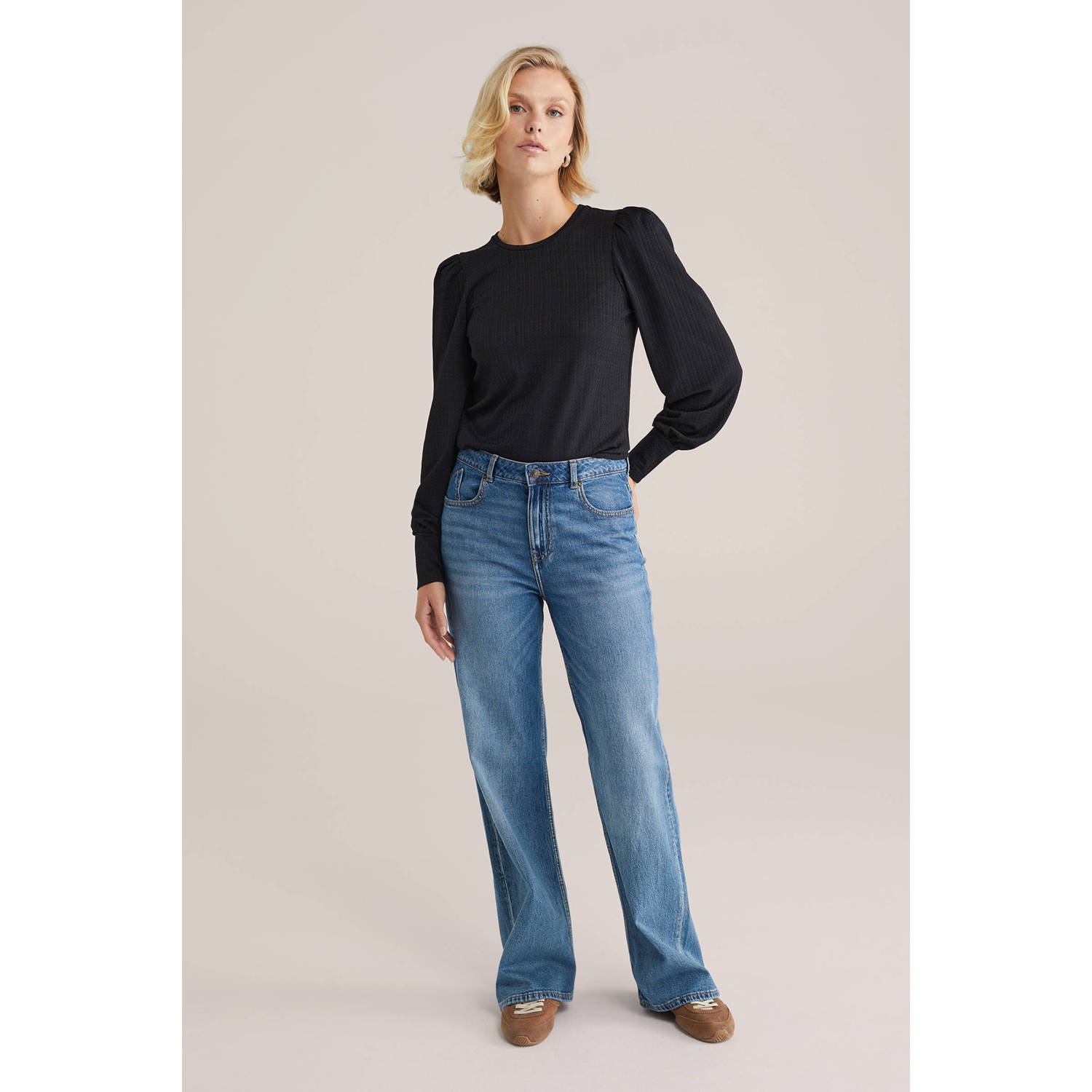 WE Fashion Top zwart