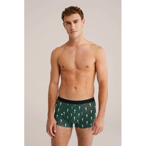 WE Fashion boxershort groen afbeelding