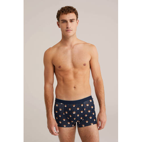 WE Fashion boxershort donkerblauw afbeelding
