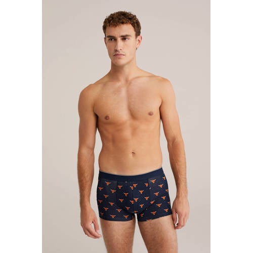 WE Fashion boxershort donkerblauw afbeelding