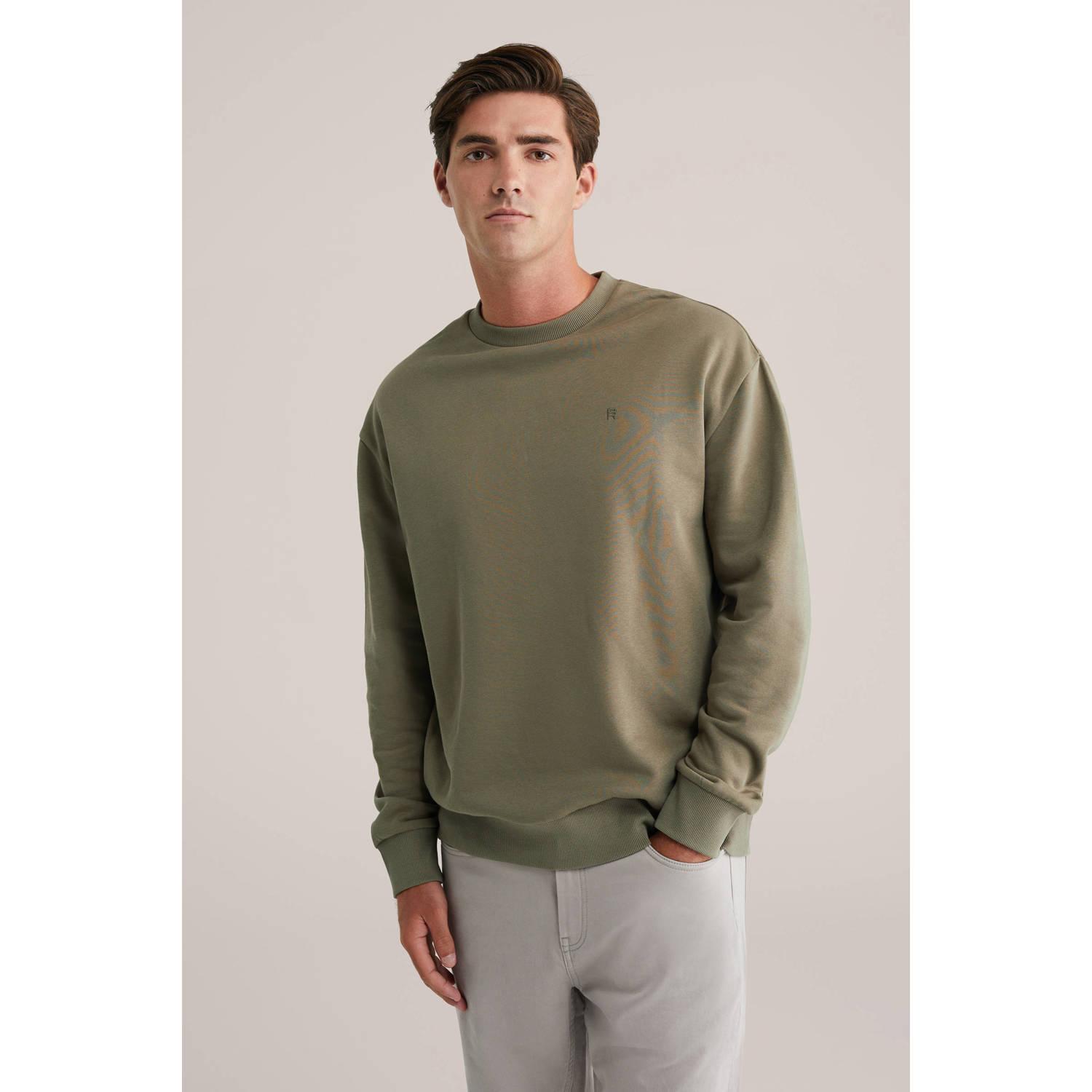 WE Fashion sweater groen