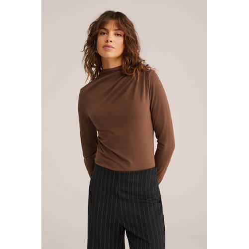 WE Fashion top bruin afbeelding