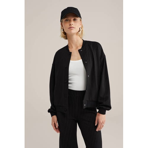 WE Fashion bomberjack zwart afbeelding