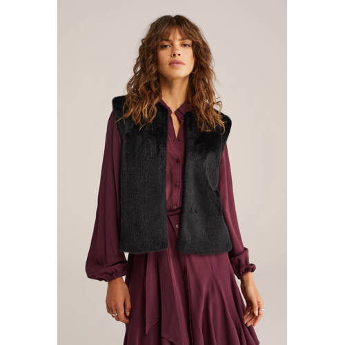 WE Fashion gilet zwart afbeelding