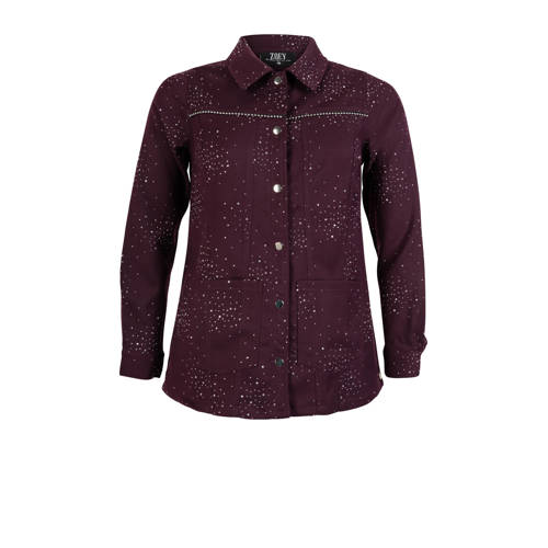 Zoey blouse donkerrood afbeelding