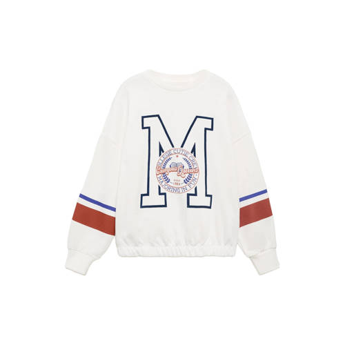 Mango Kids sweater ecru afbeelding