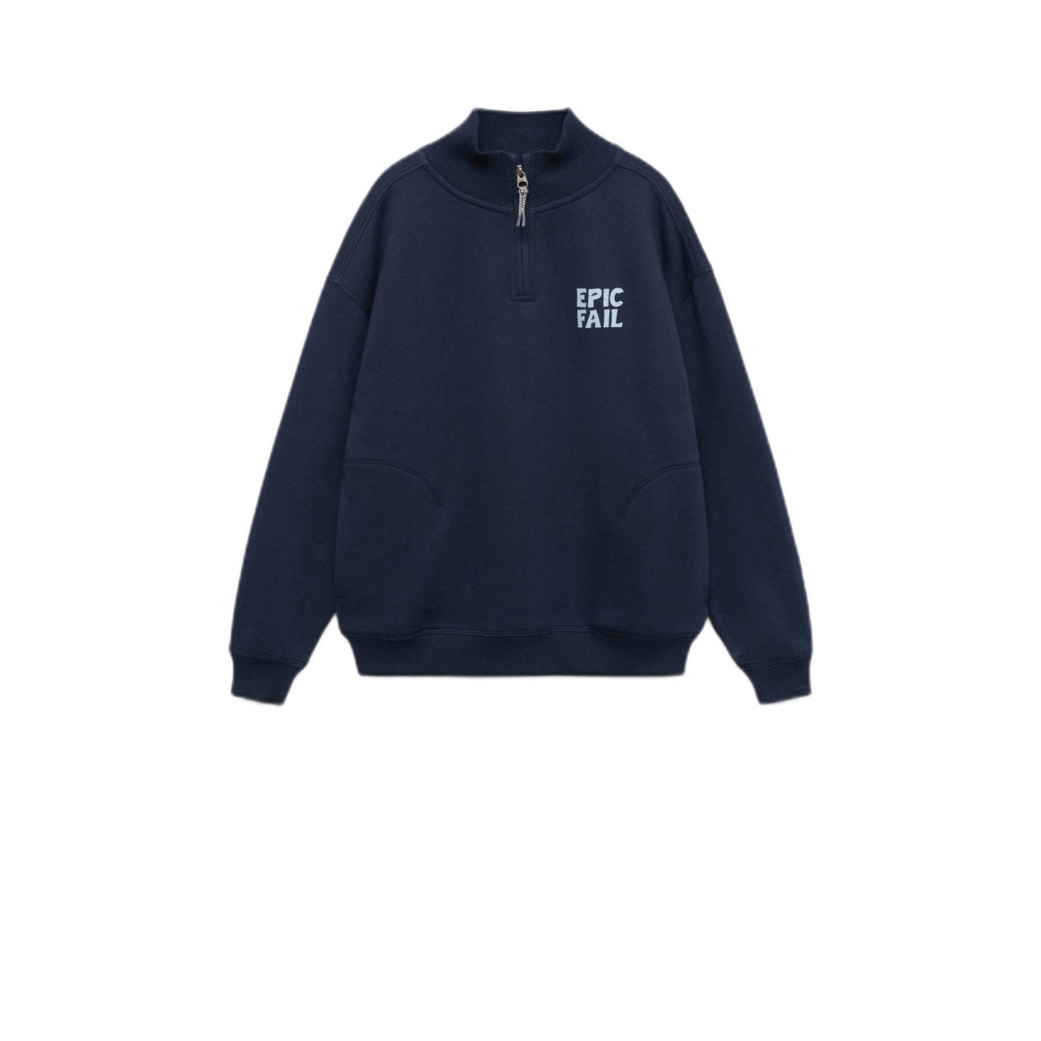 Mango Kids sweater donkerblauw