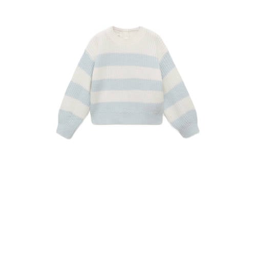 Mango Kids gebreide trui lichtblauw afbeelding
